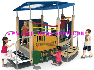 2014 Новый дизайн Маленькая деревянная детская площадка для детей (HD-5002)
