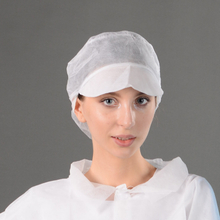 Nonwoven Disposable worker cap for female