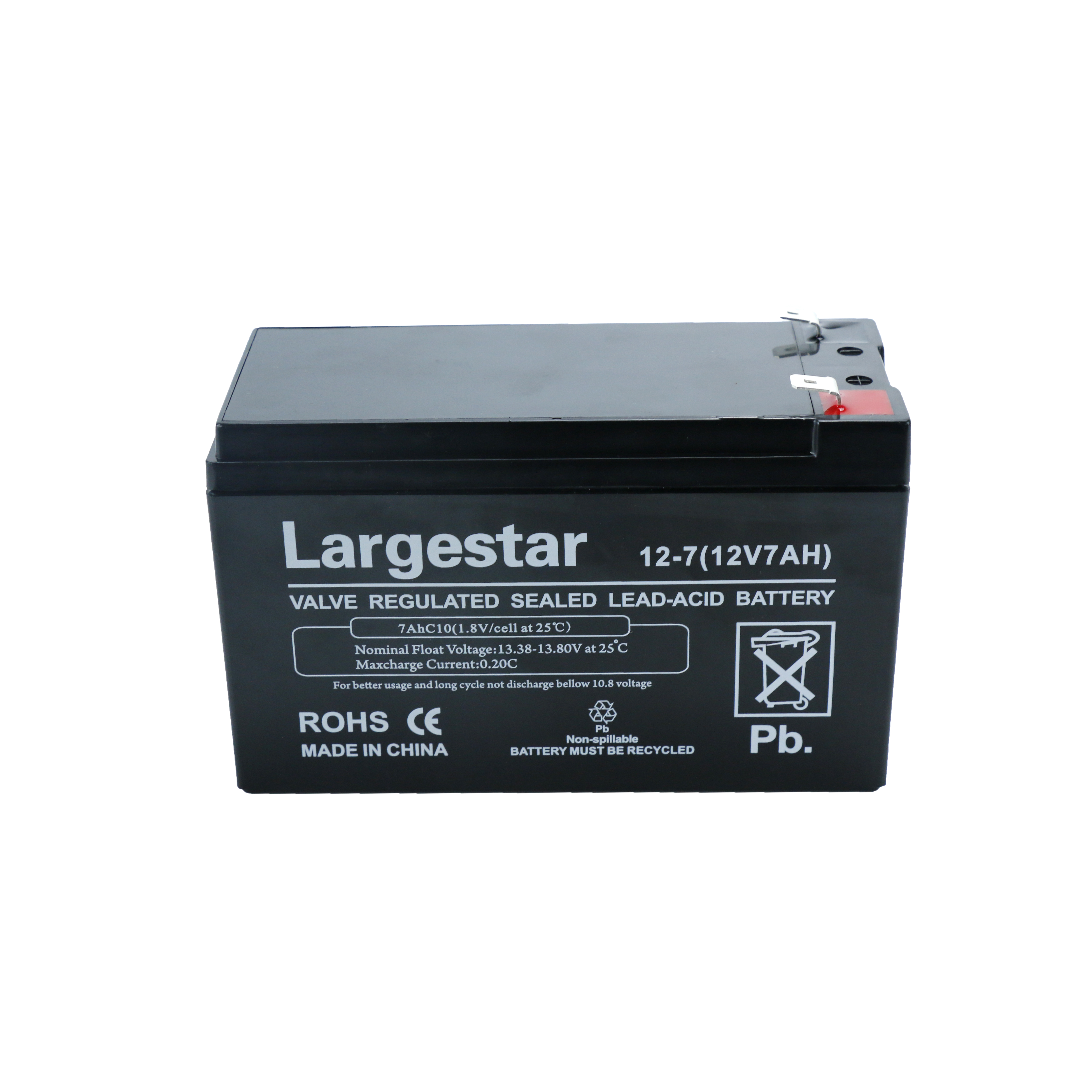 12V 7ah Rechargeable Deep Cycle Storage VRLA Battery 