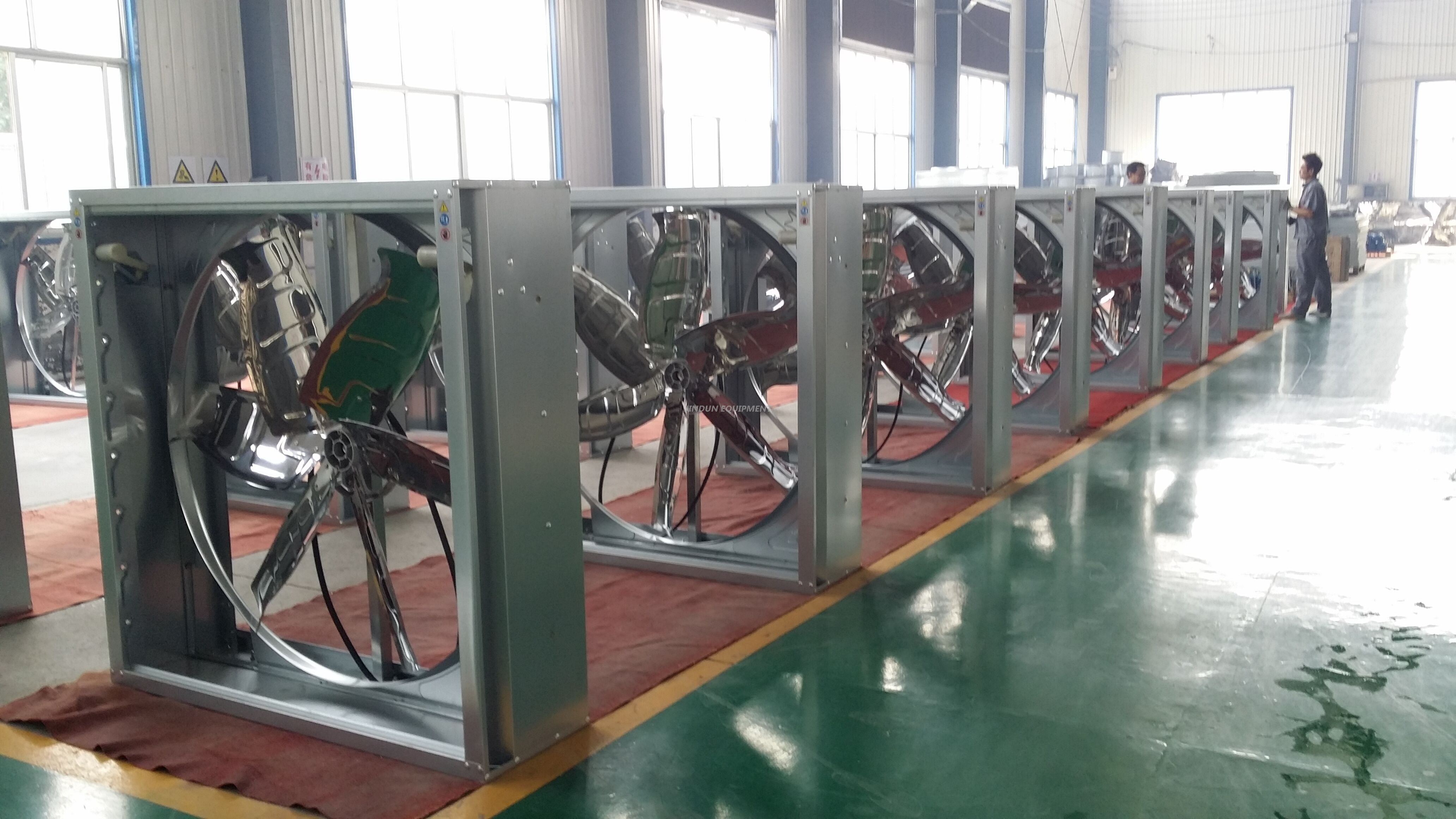 plastic parts of greenhouse exhaust cooling fan heavy hammer type poultry house ventilation cooling fan