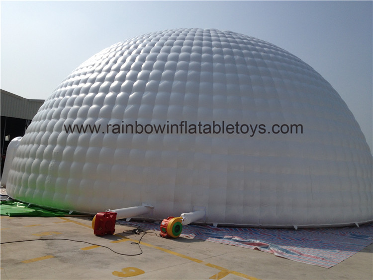 RB41020（16x16m） Inflatable Customized Size Dome Tent For Sale