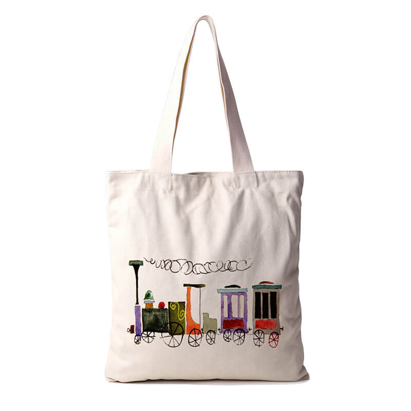 Customied Canvas Tote Bags Heavy Duty Canvas Tote Shopper Tote with Gusset 