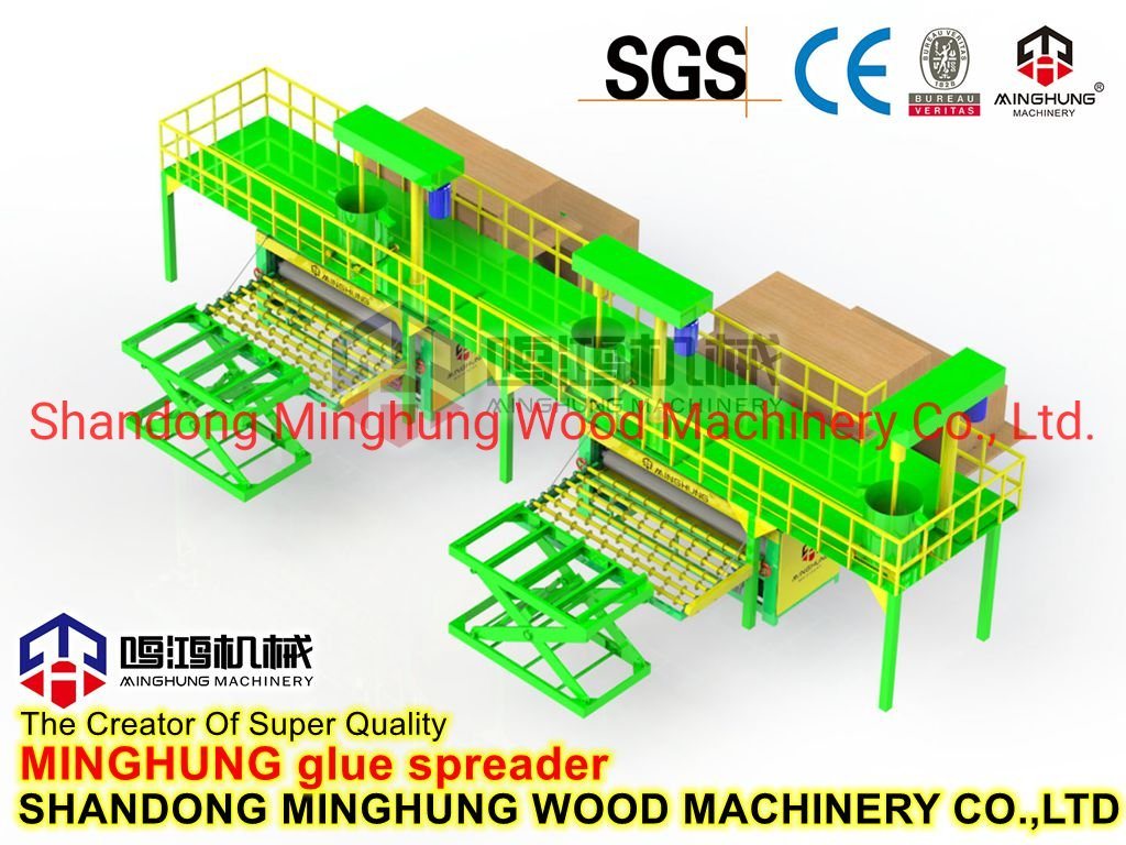 Mesin Penyebar Lem Double Sides Glue Coating
