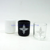 Gift & Craft Use And Recyclable Feature Custom Print Logo Glass Candle Holder Set