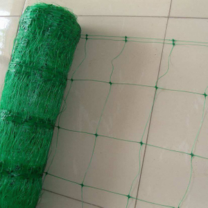 HDPE/PP 8gsm green color planting net/plant support net
