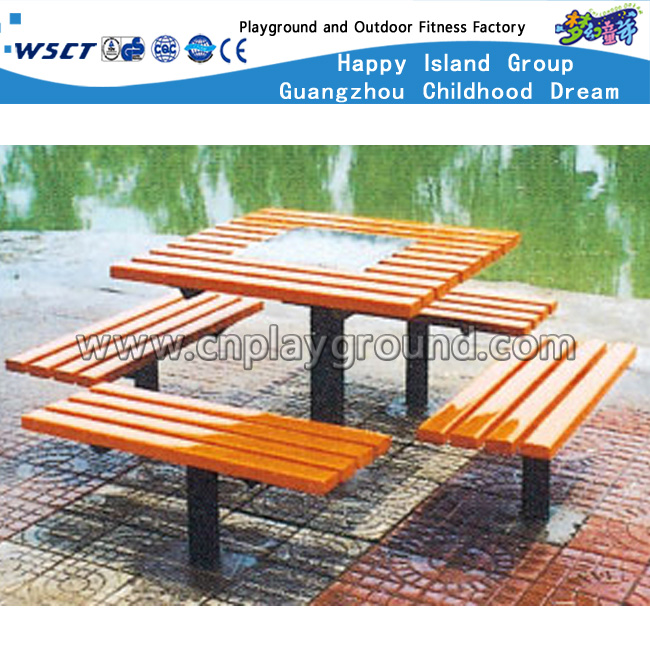 户外木制设备休闲桌凳组（HD-19604）