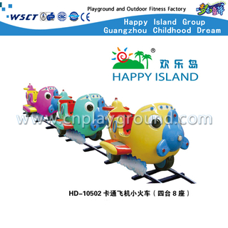 HD-10502 Cartoon avião Design crianças elétrica Mini trem