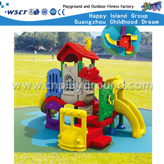 Plastikschiebe-Spielplatz-Ausrüstung für Schulkleinkinder (M11-03103)