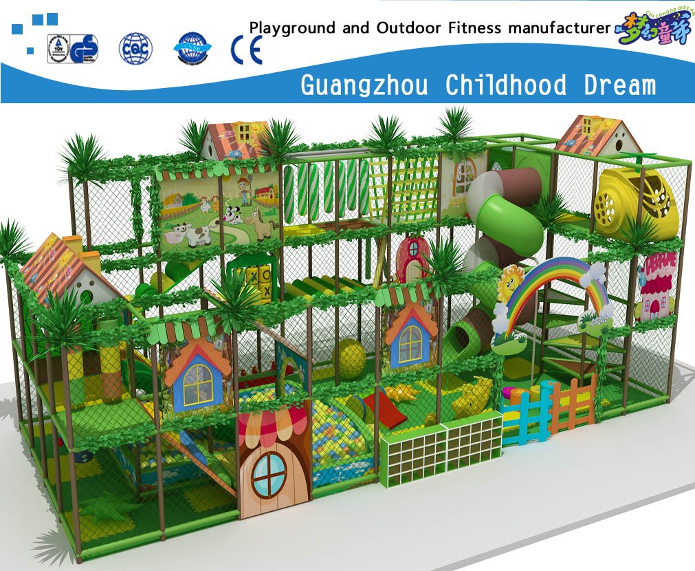 Indoor Large Children Soft Playground for Amusement Park (H14-Green)