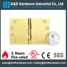 DDBH020-Bisagra de tablero rectangular de latón macizo para puerta de entrada simple