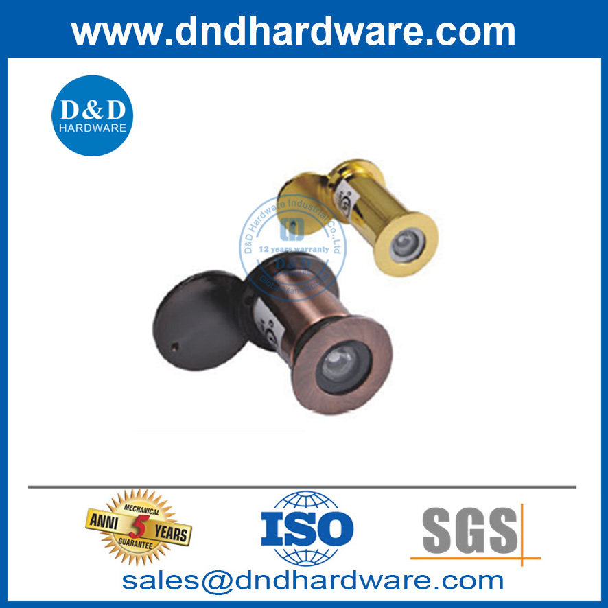 Visor de ojo de puerta de mirilla de acero con certificación UL para puerta resistente al fuego-DDDV004