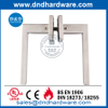 Manija de puerta interior cuadrada de acero inoxidable personalizada moderna-DDTH020