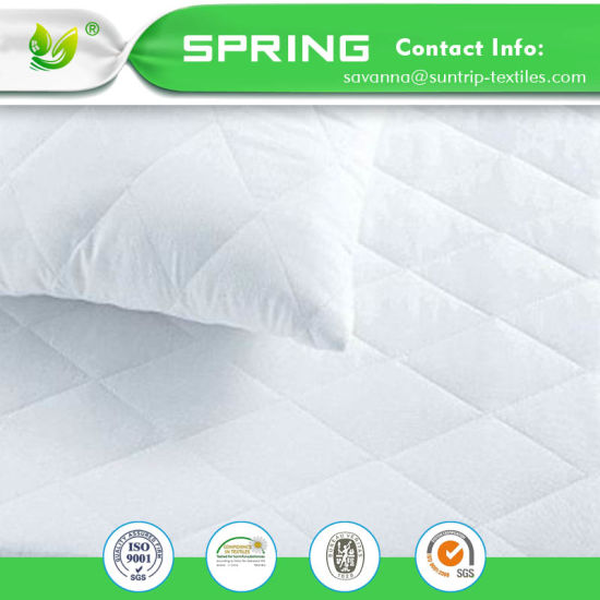 Quilted Mattress Protector Hygienic Non-Allergenic King Size Poly Cotton Cover
