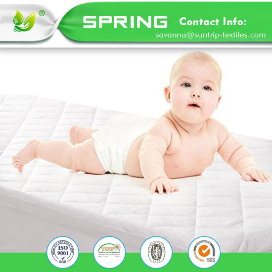 Baby Mattress Waterproof Cover Crib Bedding Sheet Protector Deep Pad Soft Cotton