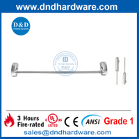 Barra de empuje de puerta de emergencia con perno de pánico simple 304 de acero inoxidable-DDPD022