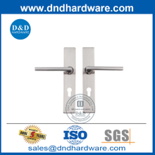 Manija de puerta de esquina cuadrada SS304 en placa posterior para puerta interna-DDTP007