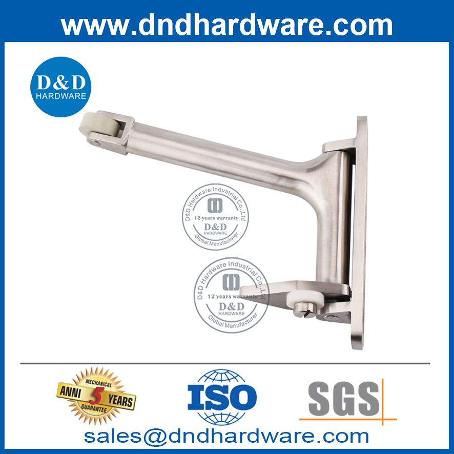 Seletor de porta de gravidade de aço inoxidável de 9 polegadas para porta de metal-DDDR001