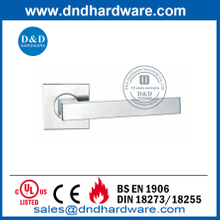 Manija de puerta interior cuadrada de acero inoxidable personalizada moderna-DDTH020