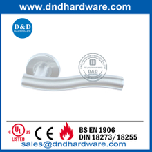 Manija de palanca de acero inoxidable de grado 4 para puerta industrial-DDTH007