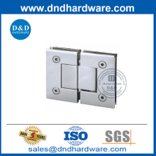 Dobradiças resistentes da porta do chuveiro SS 180 graus de vidro para vidro-DDDG004