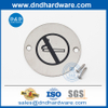 Placa de señalización redonda de no fumar de acero inoxidable 316-DDSP008