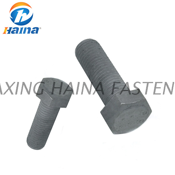 Acero al carbono DIN961 Galvanizado en caliente Gr4.8 8.8 Tornillos de fijación