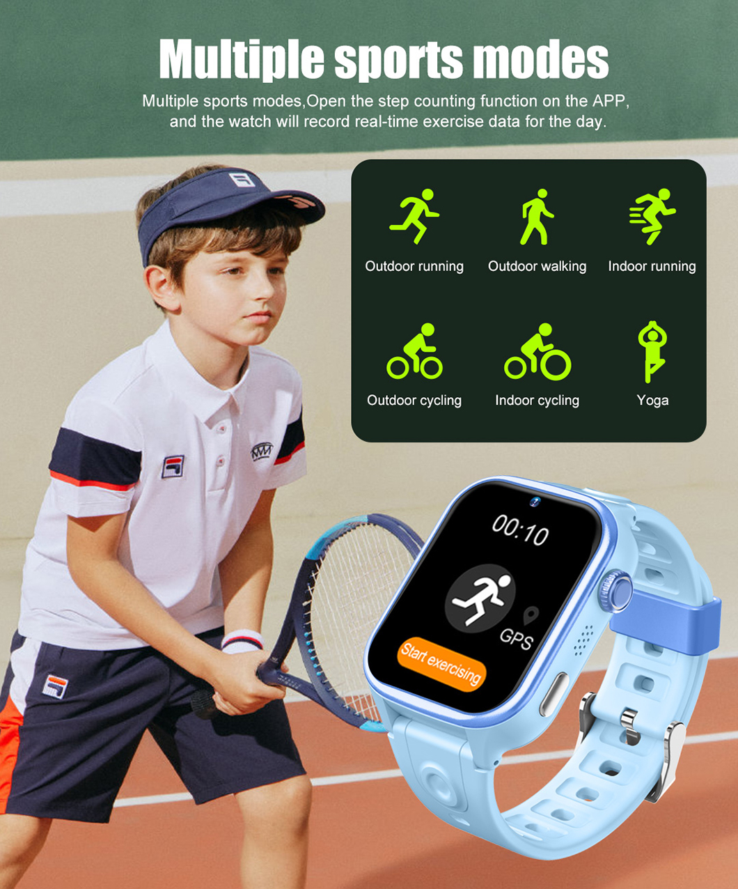 Reloj GPS inteligente 4G en tiempo real IP68 D40Pro