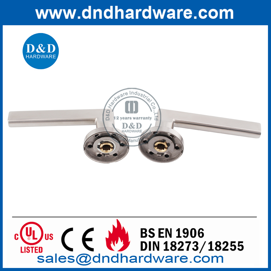 Venta caliente SUS304 muebles de puerta sólida palanca Handle-DDSH023
