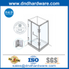 Bisagras de acero inoxidable para puertas de vidrio a vidrio para puertas de metacrilato-DDGH002