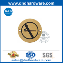 Placa de sinalização tipo redondo de aço inoxidável 316 - DDSP008