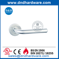 Manija de puerta interior moderna con clasificación de fuego de acero inoxidable de grado 4-DDTH010