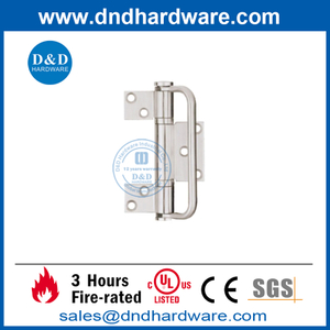 SS304 Dobradiça de três folhas com alça para porta dobrável-DDSS041