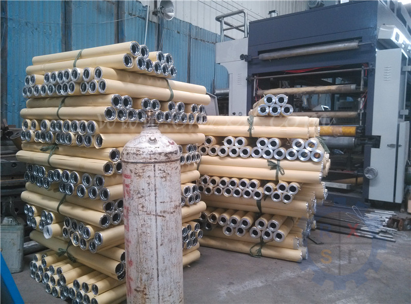 Machines d'impression et d'empaquetage using le rouleau de guide en aluminium