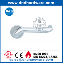 La mejor manija de palanca de puerta de madera de acero inoxidable-DDTH016