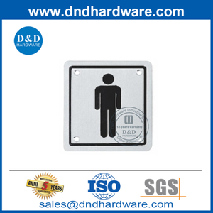 不锈钢男洗手间厕所门牌-DDSP001