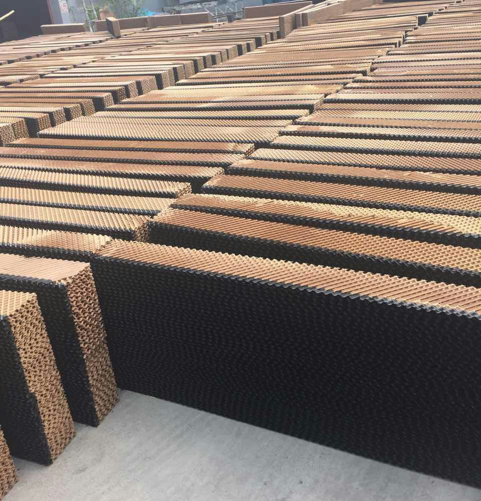 Black-coated Washable Evaporative Cooling pad for husbandry house, layer house, swine house
