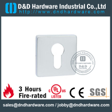  Aço inoxidável 316 Square Escutcheon com fechadura para portas de metal-DDES002