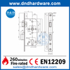 BS EN12209 Sólido SUS304 Cerradura de guillotina resistente al fuego-DDML009
