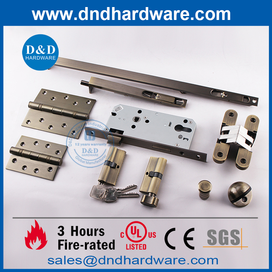 Tirador de puerta compuesto de metal SUS316 de seguridad sin cerradura-DDSH042
