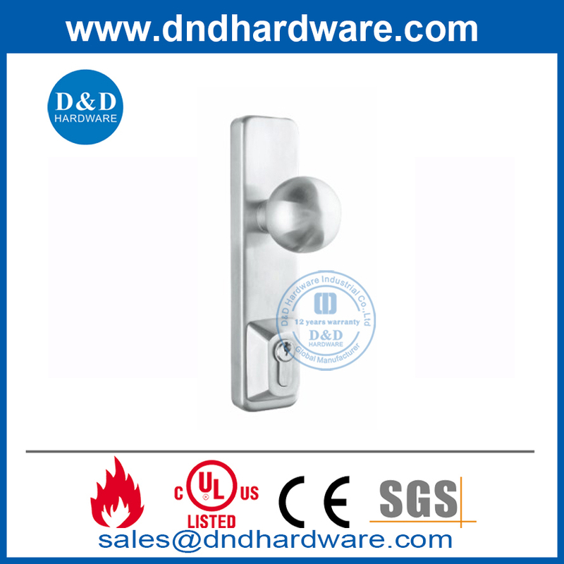 SS304 Embellecedor de perilla de escudo para puerta de escape-DDPD013