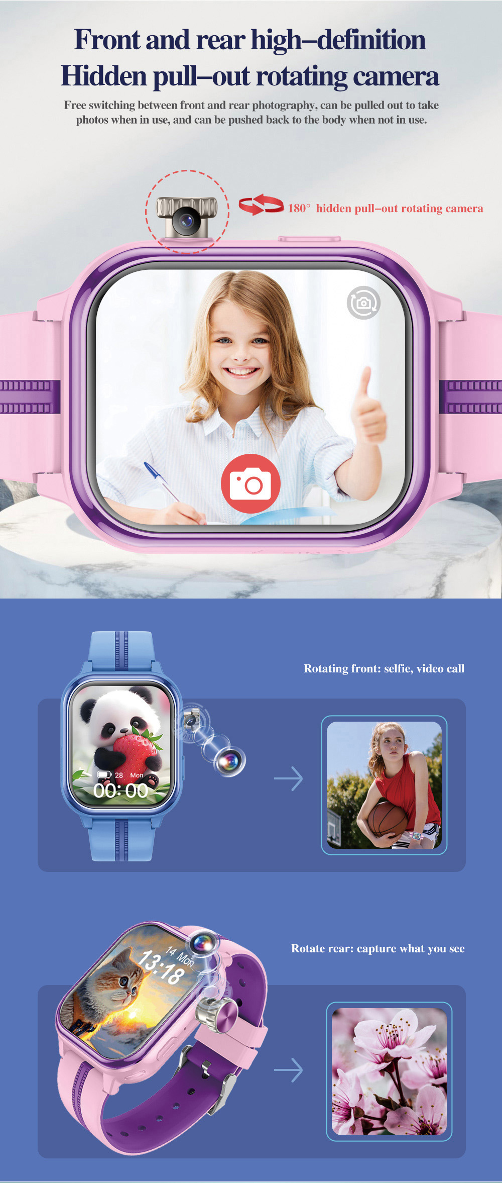 C&aacute;mara oculta AI 4G Reloj GPS para ni&ntilde;os P42