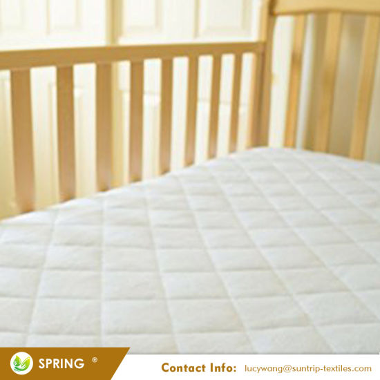 Extra Durable Waterproof Quilted Cotton Crib and Toddler Mattress Pad Cover-28&quot; X 52&quot; X 9&quot;