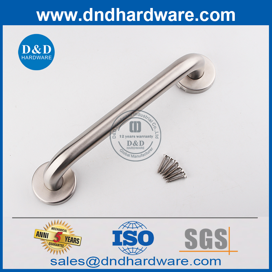 El mejor tirador de puerta de vidrio frontal de un solo lado de acero inoxidable personalizado-DDPH019