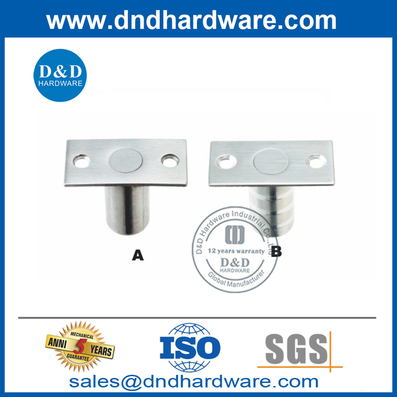 El mejor golpe a prueba de polvo de acero inoxidable con placa para puerta de entrada de metal-DDDP005