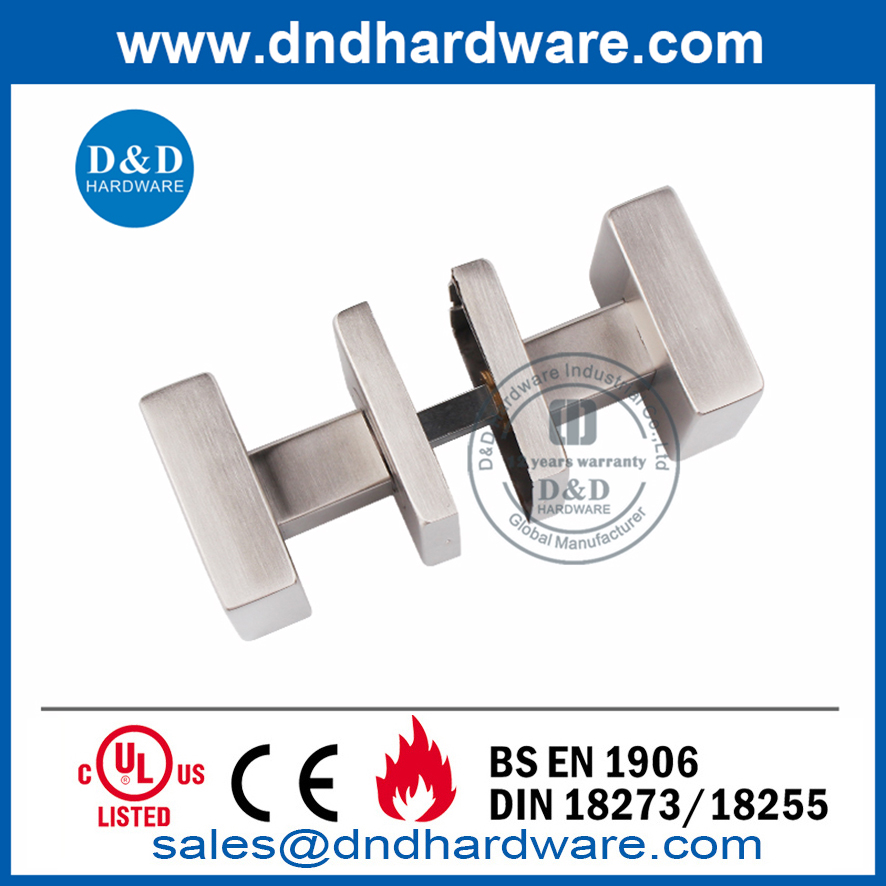 Tirador de perilla de puerta cuadrada de grado 304 para puerta interna-DDTH030