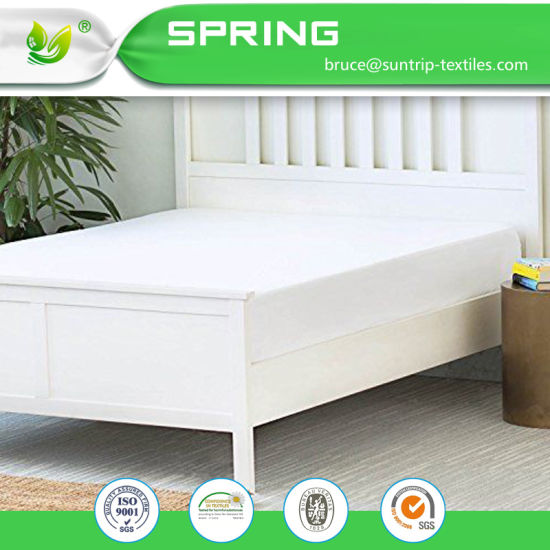 Bed Mattress Protector Hypoallergenic Waterproof Breathable Fitted Sheet Full
