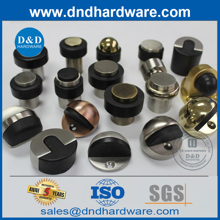 Tapón de puerta de dormitorio de níquel satinado de aleación de zinc Hardware-DDDS015-B