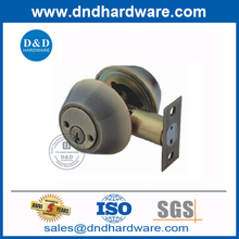 Cerradura de cerrojo de cerrojo de doble cilindro de acero inoxidable-DDLK007