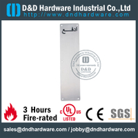 Placa de empuje árabe de acero inoxidable 304 100x400mm para puertas de madera de oficina con pulido - DDSP011