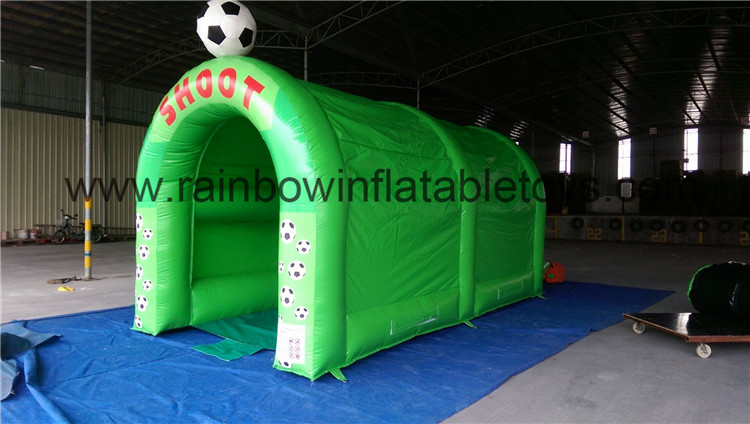 RB9098（6x3x3m） Inflatable Small Football Shooting Games For Sport Game